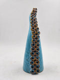 Tentacolo polpo in ceramica, vari colori 31x13 cm