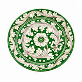 Piatto Siciliano linea "Onda Barocca" diametro 37 cm vari colori