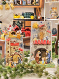 Natività in ceramica su tegola decorata