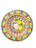 Grande piatto Siciliano da muro con falda, diam. cm 45