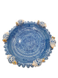 Centrotavola motivi marini in Ceramica di Caltagirone 30 cm