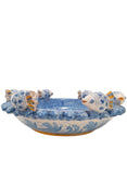 Centrotavola motivi marini in Ceramica di Caltagirone 30 cm