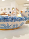 Centrotavola motivi marini in Ceramica di Caltagirone 30 cm
