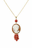 Collana con ciondolo cammeo. 2 versioni