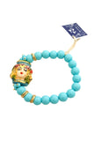 Bracciale con testa di moro in ceramica, 2 colori