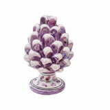 Pigne madreperlate con base decorata h cm 10-11