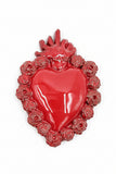 Ex Voto Cuore Sacro in Ceramica