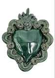 Ex Voto Cuore Sacro in Ceramica