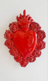 Ex Voto Cuore Sacro in Ceramica
