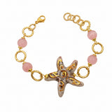 Bracciale con stella in ceramica