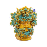 Bacco, testa del Dio del Vino in ceramica