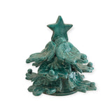 Albero di Natale artigianale, altezza cm 15