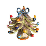 Albero di Natale con oro e madreperla altezza cm 12