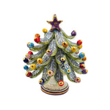 Albero di Natale con oro e madreperla altezza cm 17