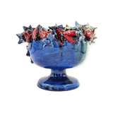 Centrotavola a calice in ceramica