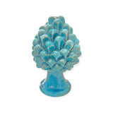 Pigna Turchese in Ceramica h 15 cm