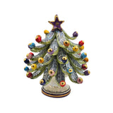 Albero di Natale con oro e madreperla altezza cm 17