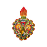 Cuori sacri ex voto decorati da parete o da appoggio