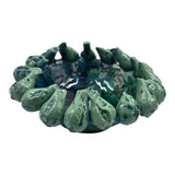 Ciotola centrotavola in ceramica con fichi sul bordo