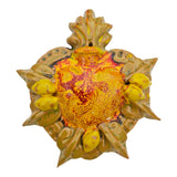 Cuore sacro, ex voto artigianale in ceramica