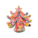 Albero di Natale con oro e madreperla altezza cm 12