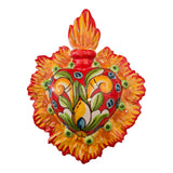 Cuori sacri ex voto decorati da parete o da appoggio