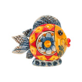 Pesce palla piatto in ceramica di Caltagirone