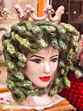 Medusa testa in ceramica h cm 38