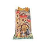 Natività in ceramica su tegola decorata