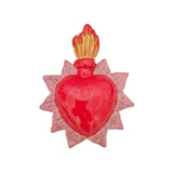 Cuori sacri ex voto decorati da parete o da appoggio