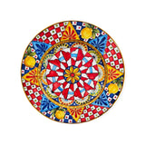 Grande piatto Siciliano da muro con falda, diam. cm 45