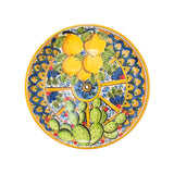 Piatto decorato motivo siciliano  in ceramica di Caltagirone, varie misure e decori