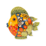 Pesce palla piatto in ceramica di Caltagirone