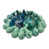 Ciotola centrotavola in ceramica con fichi sul bordo