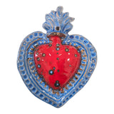 Cuore sacro, ex voto artigianale in ceramica