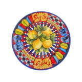 Grande piatto decorato siciliano diametro cm 45