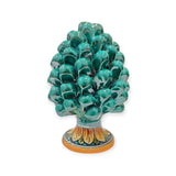 Pigna Siciliana Verde in ceramica di Caltagirone, varie misure