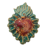 Piccolo ex voto in ceramica, vari colori