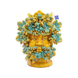 Bacco, testa del Dio del Vino in ceramica