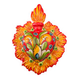 Cuori sacri ex voto decorati da parete o da appoggio