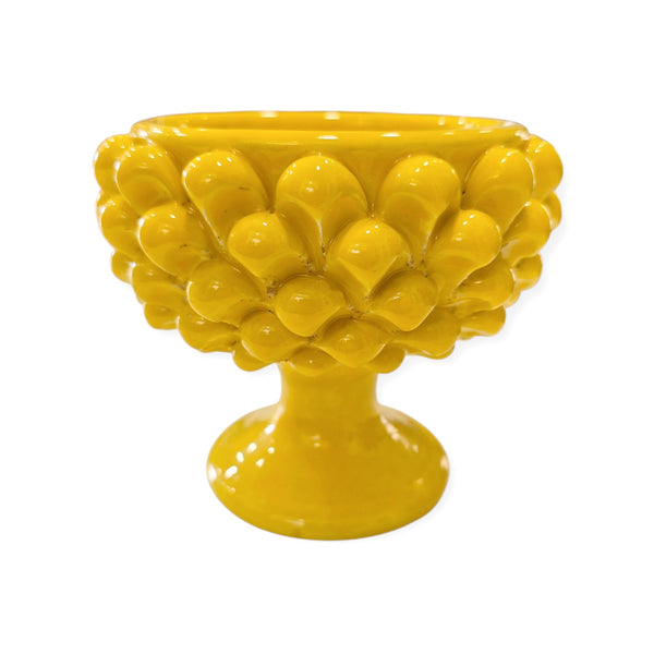 Alzata mezzapigna giallo limone