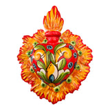 Cuori sacri ex voto decorati da parete o da appoggio