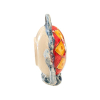 Pesce palla piatto in ceramica di Caltagirone