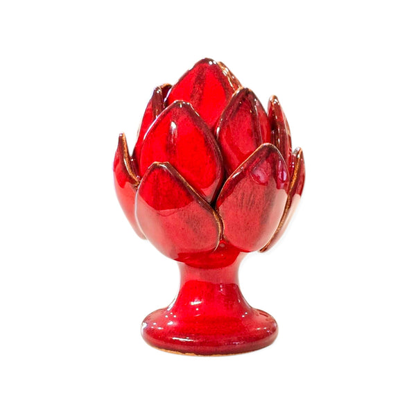 Carciofo siciliano in ceramica h cm 12, vari colori