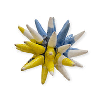 Riccio di mare in ceramica Siciliana diametro circa 10 cm