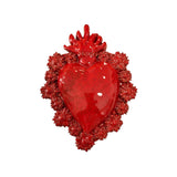 Ex Voto Cuore Sacro in Ceramica