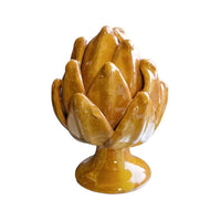 Carciofo siciliano in ceramica h cm 12, vari colori