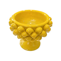 Alzata mezzapigna giallo limone