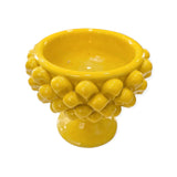 Alzata mezzapigna giallo limone