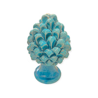Pigna Turchese in Ceramica h 15 cm